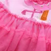 Mudkingdom Baby Girl Clothes Outfits Sets Flamingos Sling Vest Dress Tops Cotton Pants Toddler Girls Clothing Suit 210615