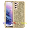 Étuis à paillettes de luxe, étui de protection hybride robuste et complet pour Samsung S21 FE 5G