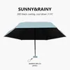 14 CM Minirain Kobiety Sześć Składane Kieszonkowe Parasol Parasol Podróż Mały Przenośny Parasol UPF50 + Anti UV Kolorowe