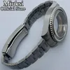 40mm / 43mm Caso transparente Sapphire Glass Fit ETA2836 NH35 NH36 Miyota 8205 8215 821A Mingzhu DG 2813 3804 Movimento