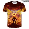 El juego Doom Eternal 3D Impresión completa camiseta Hombres / Unise Casual Baby Wear Material Suave y com TEE Boy Chica Descuento Tshirt