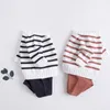 Baby Girls Boys Clothing Set Knit Sweaters + Shorts Knitted Wool Clothes Suit Hollow Out born Toddler Long Sleeve 210429