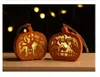 New Halloween vakantie speelgoed decoraties, houten gloeiende pompoenlantaarns, kerstcadeaus voor kinderen