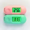 Orologi da tavolo da scrivania Silenzioso Mini orologio elettronico digitale portatile luminoso Orologio da taschino per studio di esami per studenti Retroilluminazione verde Display LCD