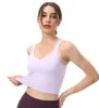 Roupas de ginástica Roupa íntima feminina Sutiã esportivo para ioga costas em U Musculação All Match Casual Push Up Align Tank Crop Tops Corrida Fitness Workout Colete