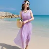 vestidos de color púrpura claro para mujeres.