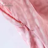 Verano Mujeres Pink Leopard Mini Lace Up Ruffle Sexy Vestido de fiesta sin espalda 210415