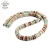 1 strand/lot Dia 4/6/8/10mm Oblate Natural Stone Loose Spacer Beads Fitting Diy Necklace Bracelet Findings Jewelry Making
