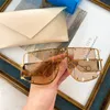 サングラス男性と女性のための夏スタイル 100103 抗紫外線レトロ不規則なプレートフルフレームファッション眼鏡ランダムボックス