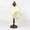 Coreano bonito dos desenhos animados pinguim cross pelúcia colarinho crianças lenço de inverno meninos garotas garotas garotas garotas grossas mornas lenços de bebê scarves Q79 H0923