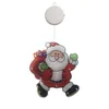 Christmas Ornaments Xmas Hanging Pendant LED Light Santa Claus Deer Snowman For Home Window Decoration Kids Gift