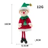 Christmas Plush Elf Doll Long-legged Girl Boy Pendant Gift Toys Xmas Tree Ornaments Festival Home Birthday Party Decor