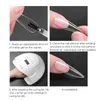 Nail Art Kits 500pcs Tips Glue Gel Kit Quick Building False Nails Finger Extension UV Builder Full Half French Acrylic