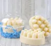 100pcs soap molds for soap making Massage Bar Silicone Mold 3D For Pudding Soap Jelly Mould Tray Durable