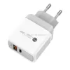 18W PD USB-C QC3.0タイプC充電器高速充電ウォール充電器EU UK US US Plug for iPhone 13 12 14 15 Xiaomi Samsungスマートフォンプラグ