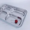 Roestvrijstalen lunchbox Eco-vriendelijke Bento 2000 ml Voedselcontainer Thermos MicrowaveBarel voor kinderen Lekvrij 210423