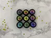 2021 Newest Optical Chameleon Light Change Eyeshadow Diamond Shine Highlight monochrome Pigment Shimmer 2 styles 9 colors8995360