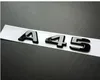GLOSS BLACK Chrome Trunk Letters Emblem Emblems Badges for Mercedes Benz W176 A45 C63S AMG A45 C63 E63S8800081