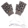 パーティーフォレンウールウールの暖かい成人USB手袋メンズとレディースの秋と冬のヒョウ指の手袋T2I53092
