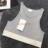 Summer Elastic Vests for Women's Tanks Fashion Letter Camis Vest Tops Print Brand Camis Outdoor Breathable Soft Touch Girls Sport Tee Clothing