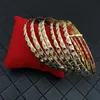 Großhandel 7 Stück Armreifen-Sets Gold Geometrisches Desgin Marokkanischer Schmuck Armreifen für Frauen Layered Hand Armreif Armbänder Q0719