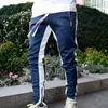 Mens Joggers Casual Pants Fitness Men Sportwear Tracksuit Bottoms Skinny Sweatpants Byxor Navy Blue Gyms Jogger Track Pants