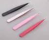 Wholesale Eyelash Curler Tweezers for Ingrown Hair - Precision Sharp Needle Nose Pointed Splinters Eyebrow Facial Removal