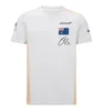 F1-Saison-Team-Joint-Kurzarm-Rennanzug, Auto-Kultur-Overall, lässiges, schnell trocknendes Top-Auto-Fan-Rundhals-T-Shirt, kann individuell angepasst werden