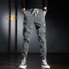 Mode Streetwear Männer Jeans Lose Fit Große Tasche Casual Cargo Hosen Hohe Qualität Koreanischen Stil Hip Hop Joggers Breite Bein hosen