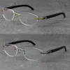 Lunettes de soleil Fabricants En Gros Noir Corne De Buffle Cadres Homme Femme Lunettes Carrées 18K Or Argent lunettes Unisexe Lentille Optique Bouclier Lunettes