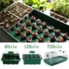 Planters & Pots 12 Hole Plant Seed Growth Nursery Box Cultivation Garden Tray Plastic Mini Greenhouse Flower Planting