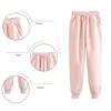 Gym Clothing 2021 Spring Autumn Women Tracksuit 2 Pieces Set Oversize Hoodies Sweatshirt And Jogging Pants Sport Suits Solid Run Sportswear