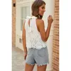 Elegante Witte Vrouwen T-shirt Casual Off Shoulder Holle Back Bow Fashion Tops W866 210526