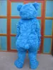 Halloween Blue teddybeer mascotte kostuum topkwaliteit cartoon dier thema personage carnaval unisex volwassenen outfit kerst verjaardagsfeestje jurk