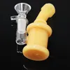 Mini bongs en verre avec bol de 14 mm, conduites d'eau pour fumer, narguilé, barboteur en verre de 4 pouces, soufflé à la main