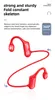 Наушники для костной проводимости Руководители Bluetooth 5.2 Висит ушной спортивные наушники Водонепроницаемые стереоамериканские наушники Свободная гарнитура Длинная батарея с микрофоном