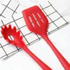 new10pcs/set Silicone Cooking Utensil Spoon Soup Ladle Spatula Turner Fork Tongs Heat Resistant Kitchen Tools Accessories EWE5708