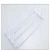 30-50cm Salle de bain Suspension Tige d'aluminium Fashion Blanc Serviette Blanc Barre de baril Matte Porte-racks mural