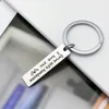 Личность Drive Safe Keyring Metal подарок BeyChain Charm для унисекс в аксессуаре из нержавеющей стали подвеска ключа Ключ для ключа