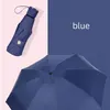 Small Fashion Folding Umbrella Rain Women Gift Men Mini Pocket Parasol Girls Anti-UV Waterproof Portable Travel Sun Umbrellas