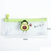 Transparent PVC Pencil Case Zipper Pencil Bag For Kids Girls Present Office School Supplies Stationery5028250
