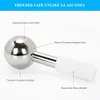 Stainless Steel Magic Cooling Facial Ice Globes for face, Neck Body Unbreakable Cryo Sticks Cold Beauty Ball Cooling Facial Massager Set