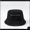 Wide Brim Caps Hats, Scarves & Gloves Aessories Drop Delivery 2021 Fisherman Female Autumn And Winter Style Wild Cute Trendy Ladies Hat Plush