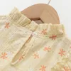 Neonate Principessa Abito floreale per bambini Fiori estivi Abiti Abbigliamento per feste per bambini Vestidos dolci 210429