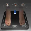 USB зарядки тела электронные весы жировые массы напольное стекло смарт светодиодный цифровой ИМТ весовой баланс балансировки бариатрия ванная комната Bluetooth SCA H1229