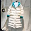 Women's Down & Parkas FTLZZ Winter Long Coat Women Ultra Light White Duck Jacket Female Slim Puffer Windproof Luci22