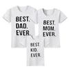 Famille correspondant vêtements Look père mère fils fille tenues vêtements T-shirt maman maman papa et moi bébé garçon fille T-shirt 210417