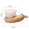 Wood Handle Facial Cleansing Brush Manual Soft Face Massager Skin Pore Clean Care Brushes Beauty Tools sxjun23
