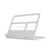 Support pour ordinateur portable multi-stockage en alliage d'aluminium en métal pliable à réglage libre support de bureau vertical pour IPad Pro Air 7 8 Samsung Kindle Tv support de bureau à distance trépied