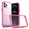 iPhone 13 Pro Max Hard PC Soft TPU Shockproof 보호 커버에 대한 하이브리드 아크릴 사례